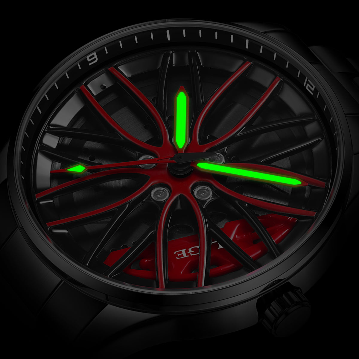 🕶️ OLEVS - Reloj de Pulsera de Cuarzo Deportivo para Hombre + collar gratis bañado en ORO