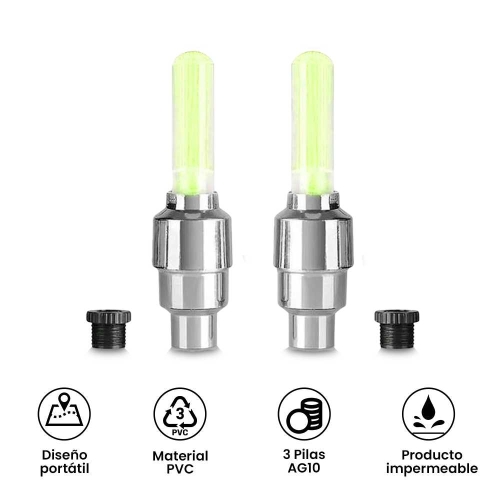 S/ 25 , 2 Pitones de Válvula Diseño Luciérnaga para Autos, Camionetas, Motos y Bicicletas